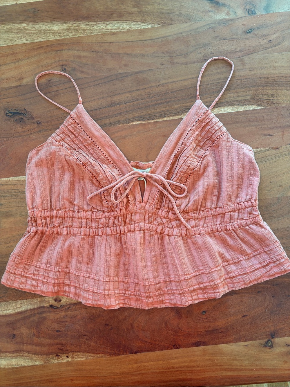 NWT Z-Supply Peplum Crop Tank - Size XL